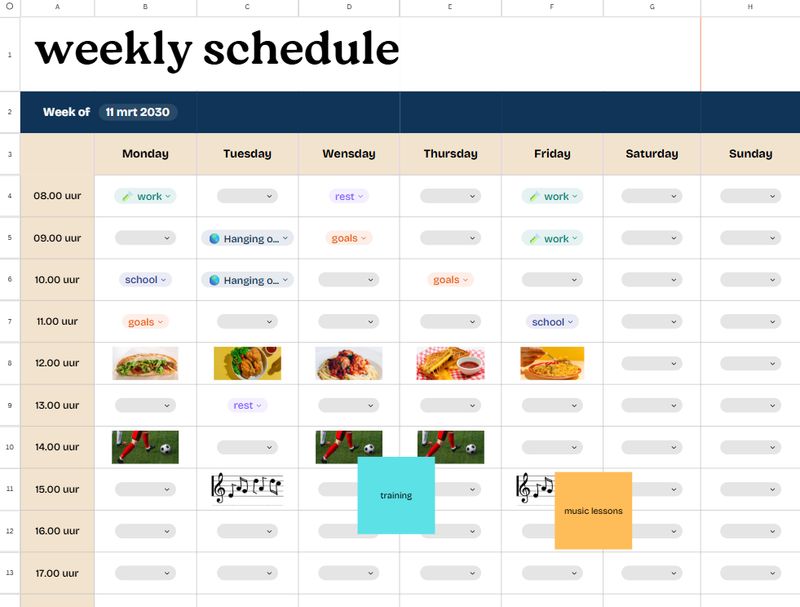 Daily/ weekly Planner Daily/ weekly Planner