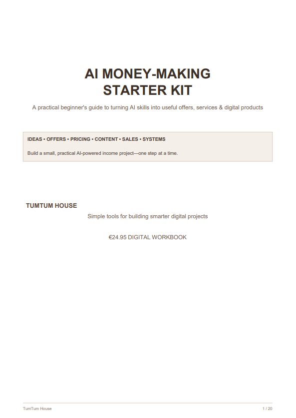 AI Money-Making Starter Kit AI Money-Making Starter Kit