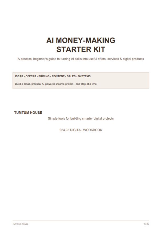 AI Money-Making Starter Kit AI Money-Making Starter Kit
