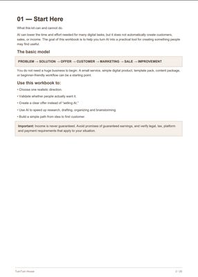 AI Money-Making Starter Kit