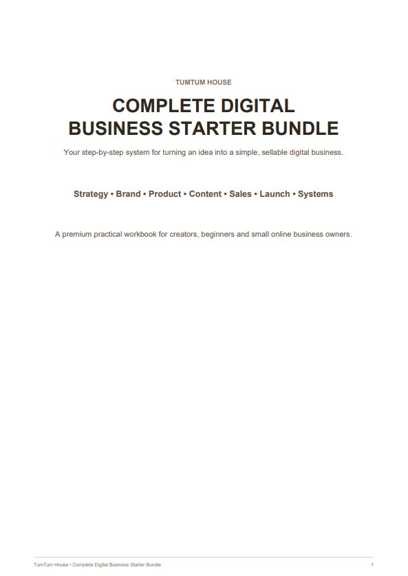 Complete Digital Business Starter Bundle