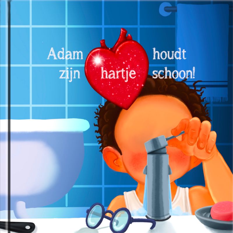 Adam houdt zijn hartje schoon