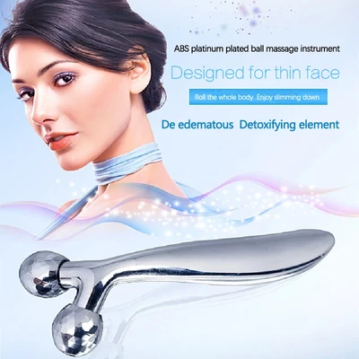 Metal beauty massage stick roller beauty stick roller