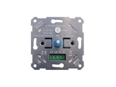Wallmounted Phase-Cut Dimmer Dreamline DIN 200W with Cover