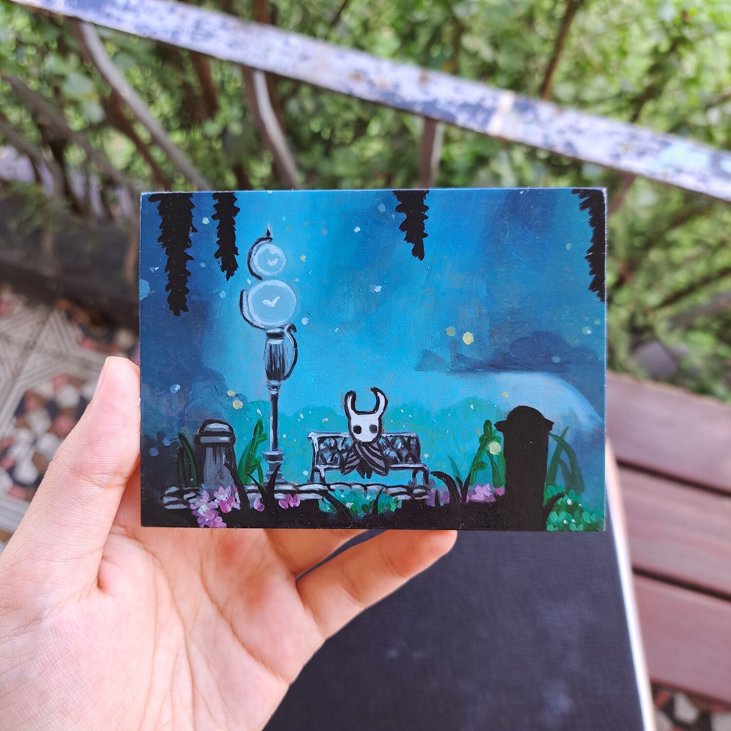 Hollow Knight Miniature Greenpath Bench