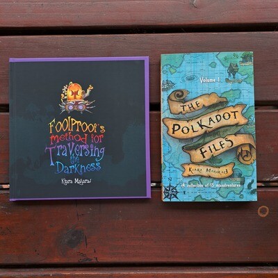 Art book and Anthology Book Bundle - Mosstober Book + The Polkadot Files vol 1