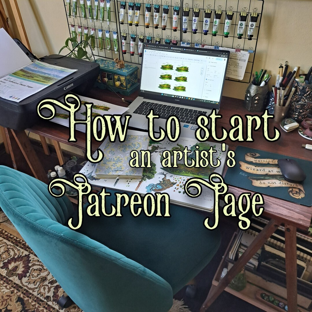 How to start a Patreon page for Artists (tier and rewards ideas, branding + content strategy)