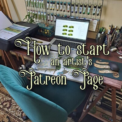 How to start a Patreon page for Artists (tier and rewards ideas, branding + content strategy)