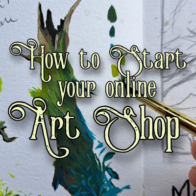 How to start an online shop for artists