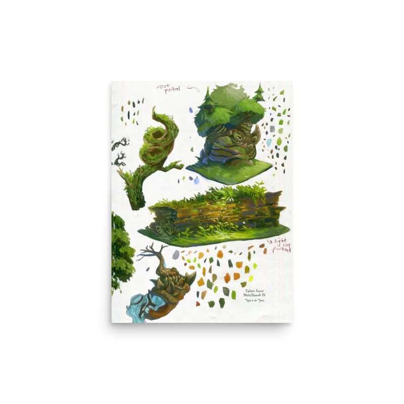 Root Portal Sketchbook Page