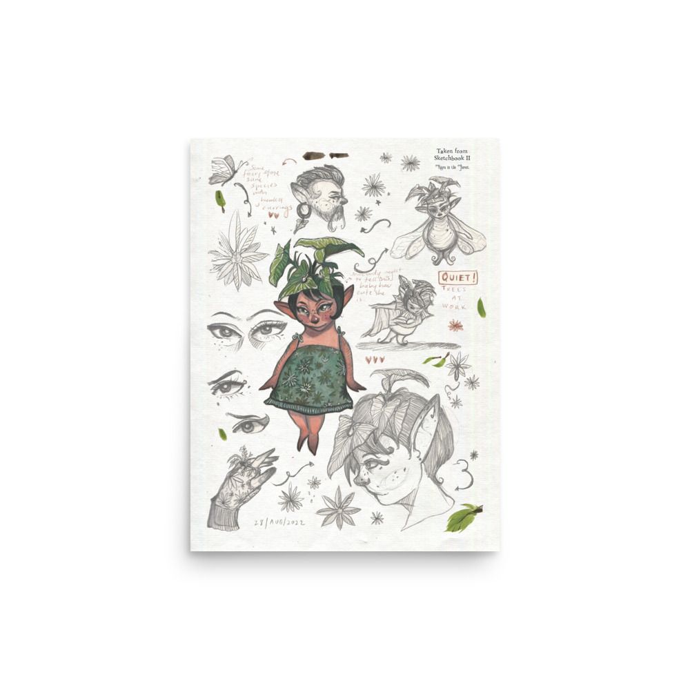 Twig Sketchbook Page