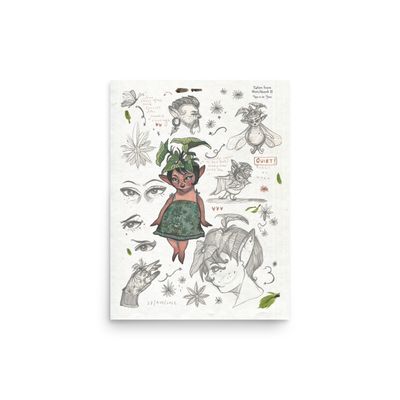 Twig Sketchbook Page