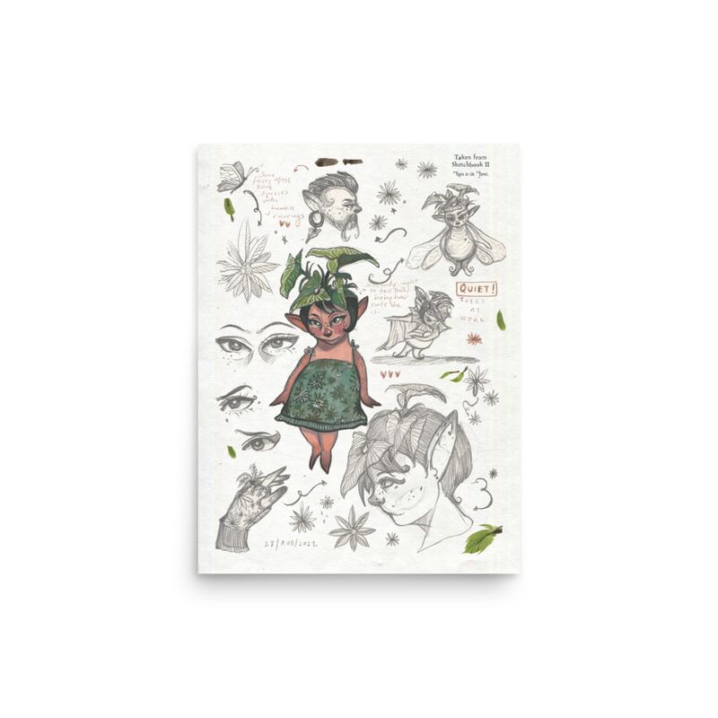 Twig Sketchbook Page