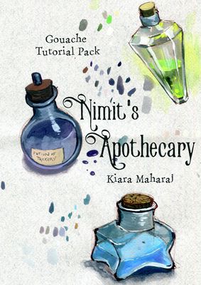 Nimit&#39;s Apothecary - Gouache Potion Painting Pack