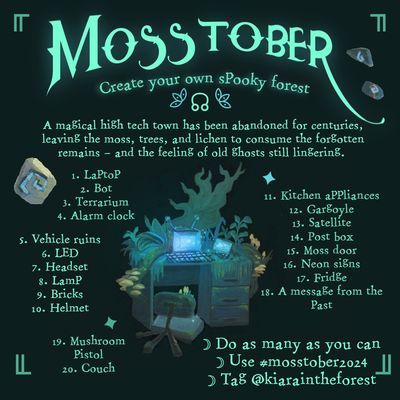 Mosstober 2024 Inspiration Pack