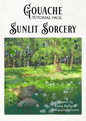 Gouache Tutorial Packs - Bundle of 4