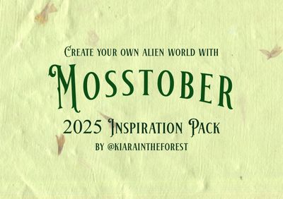Mosstober 2025 Inspiration Pack