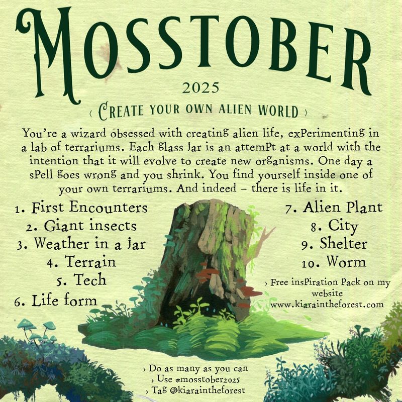 Mosstober 2025 Inspiration Pack