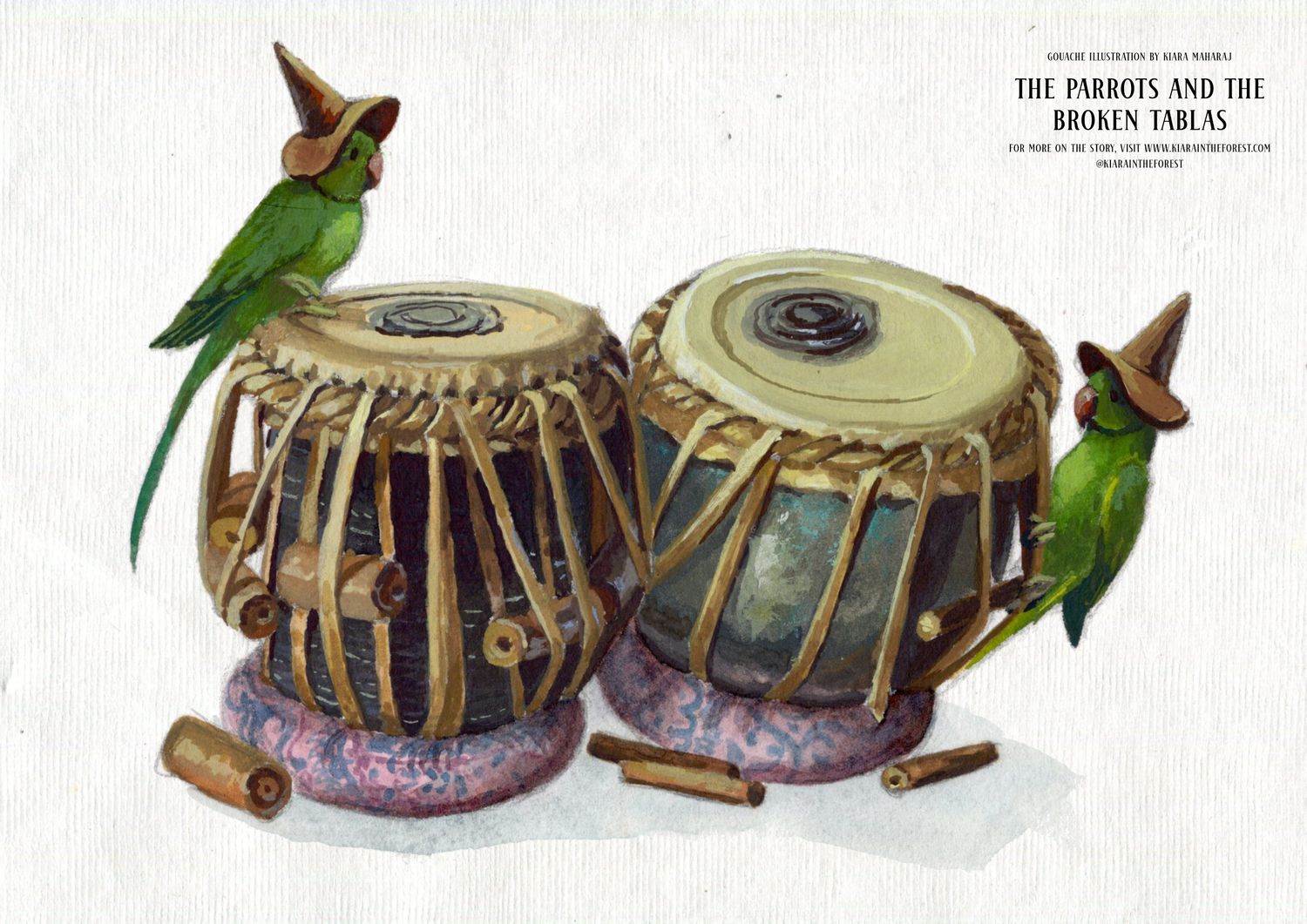Parrots &amp; Broken Tablas