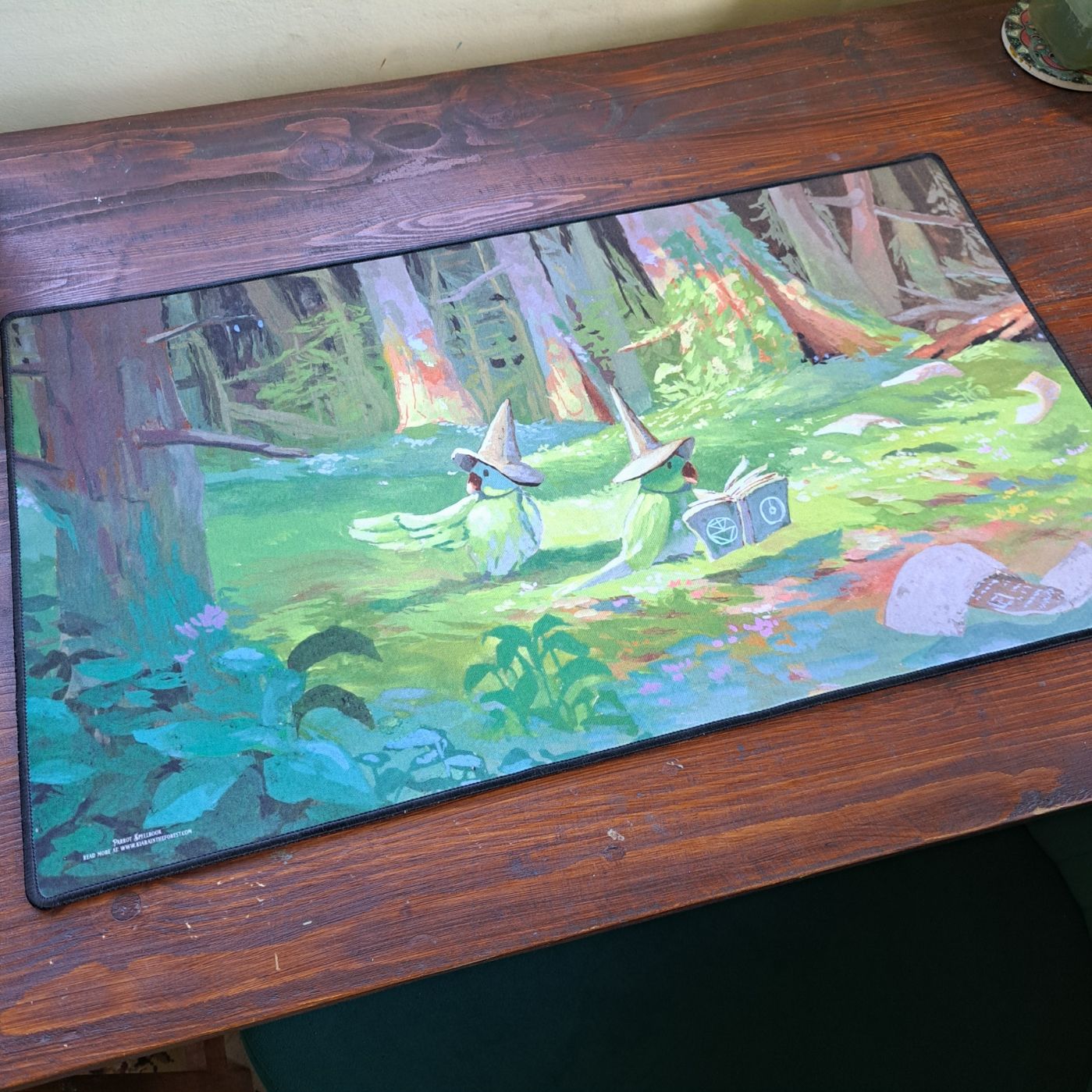 Parrot Spellbook Deskmat