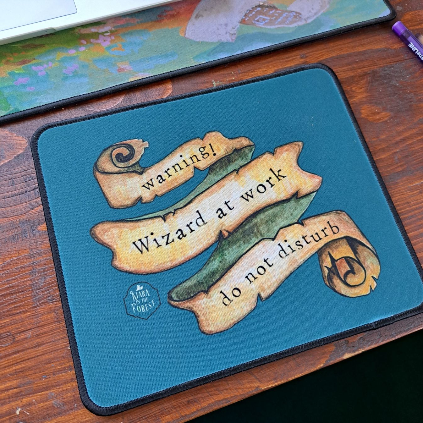 Wizard at Work mousepad