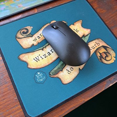 Wizard at Work mousepad