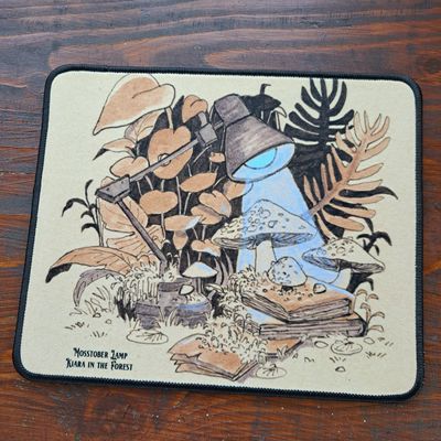 Mosstober Lamp mousepad