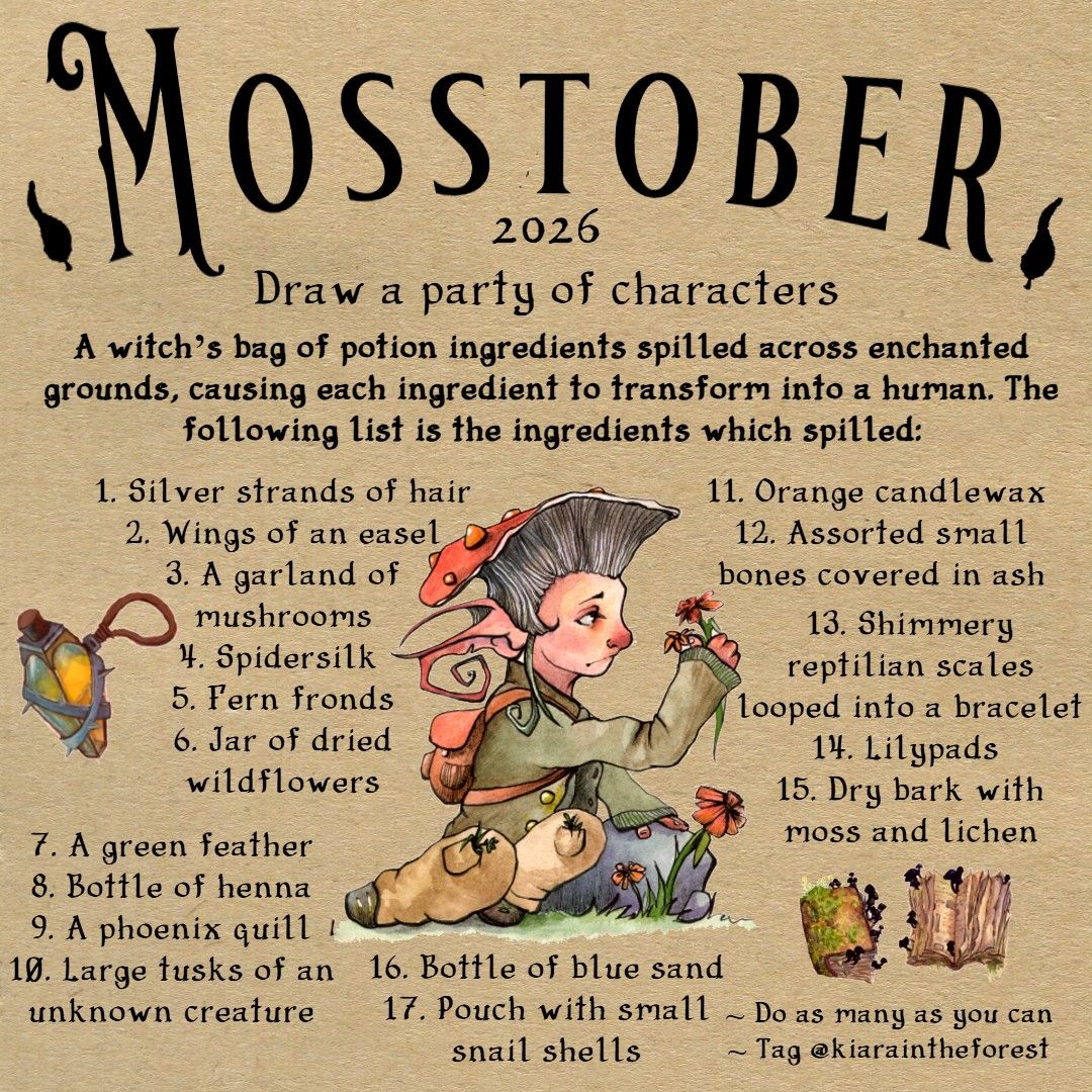 Mosstober 2026 Inspiration Pack
