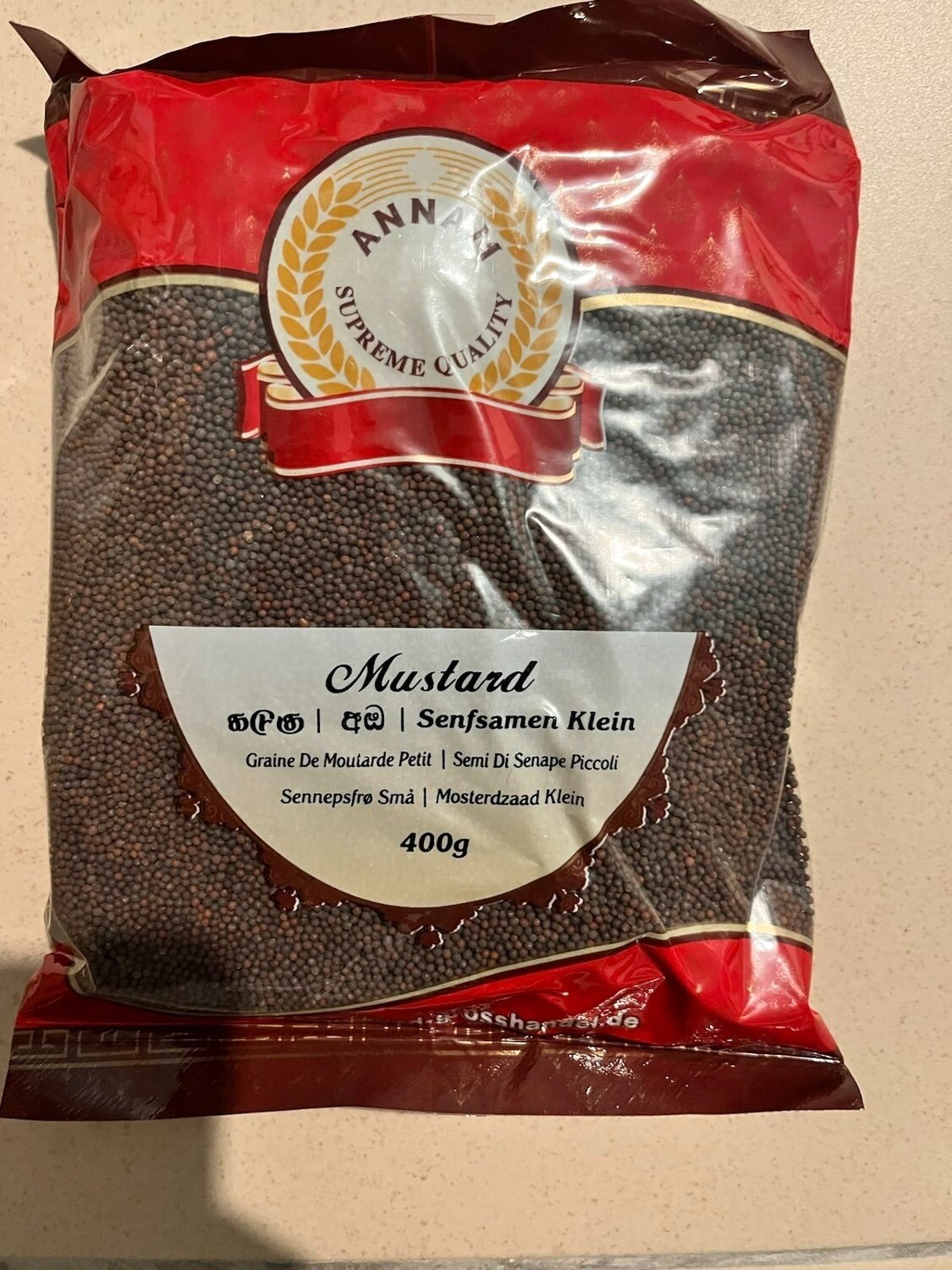 Annam Mustard Seeds (braune Senfsamen) 400g