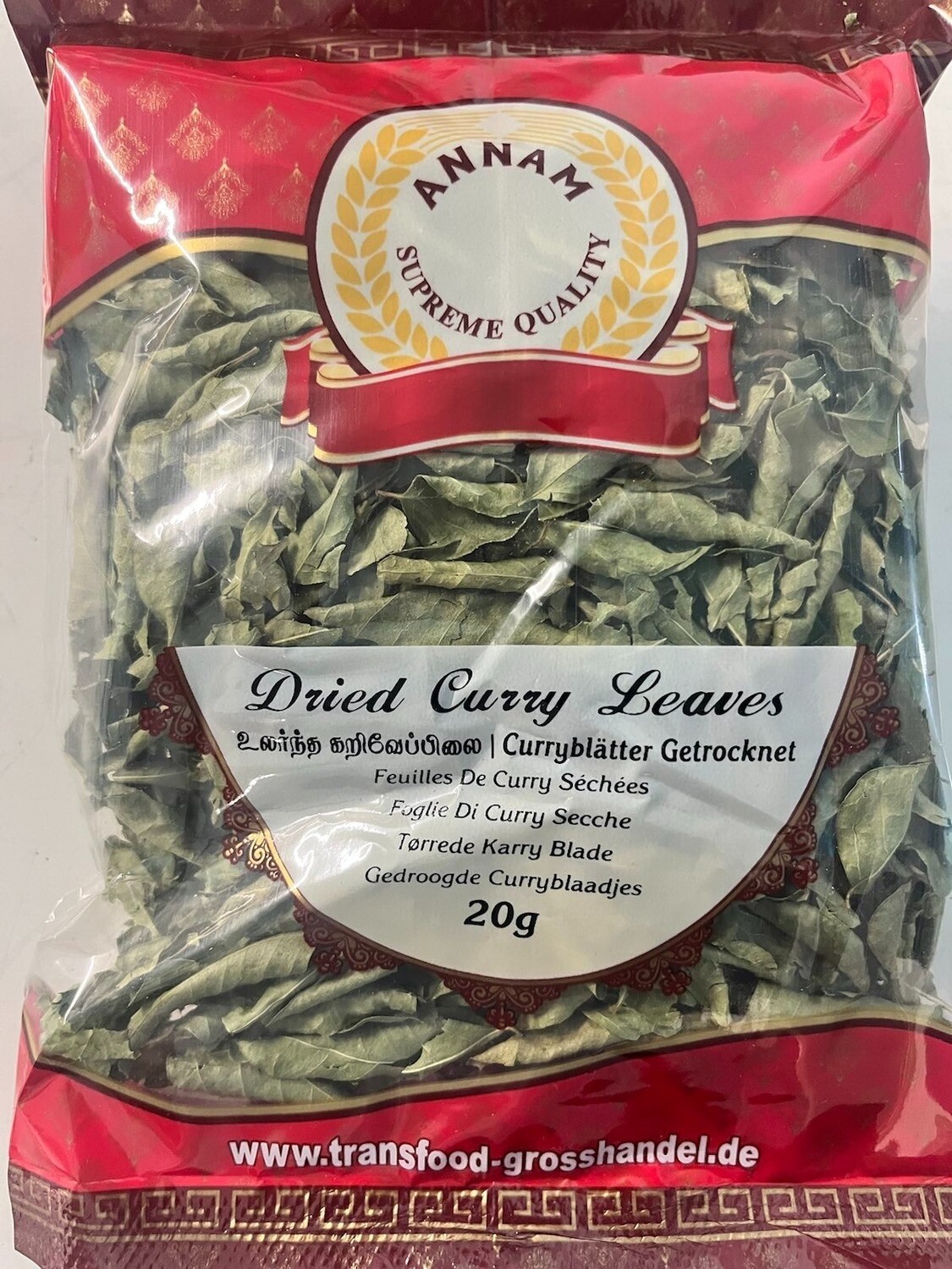 Annam Dried Curry Leaves 20g