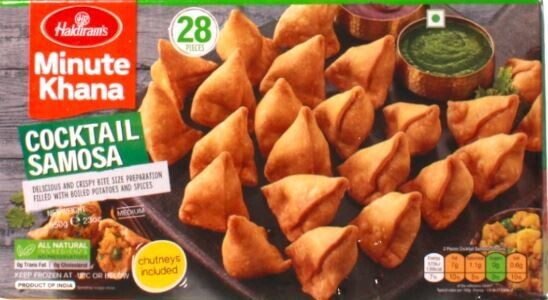 Haldiram Cocktail Samosa (Vegan) 650g