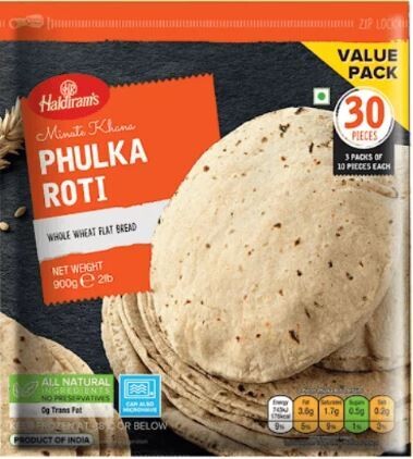 Haldiram Pulka Roti(Vegan) 900g