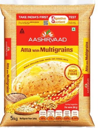 Aashirvaad Atta with Multigrains (Export Quality) 5kg