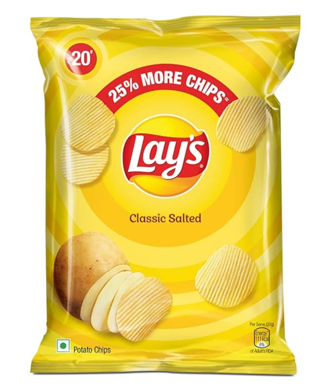 Lays Classic Salted Chips -48gm