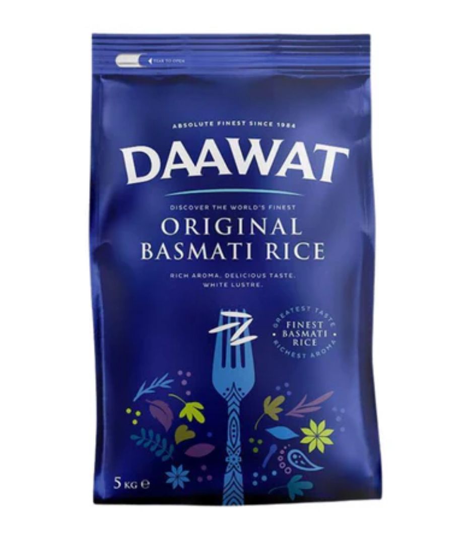 Daawat Original Basmati Rice Blue 5kg