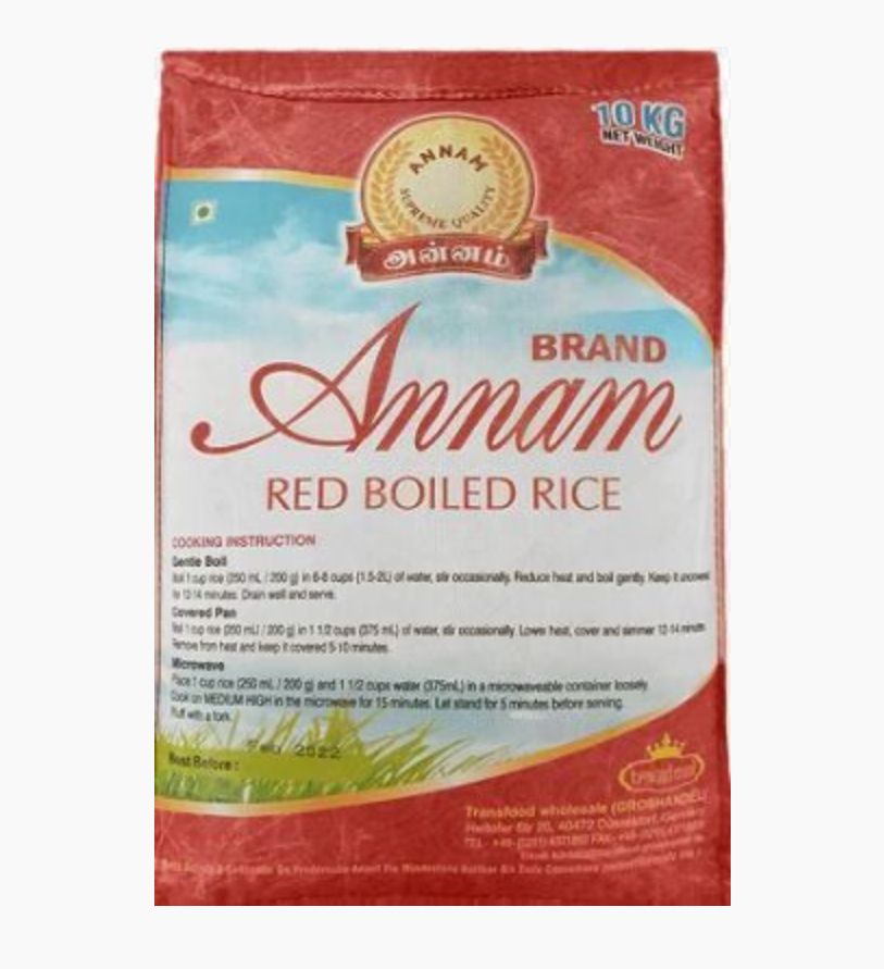 Annam Red Parboiled Matta Rice 10kg