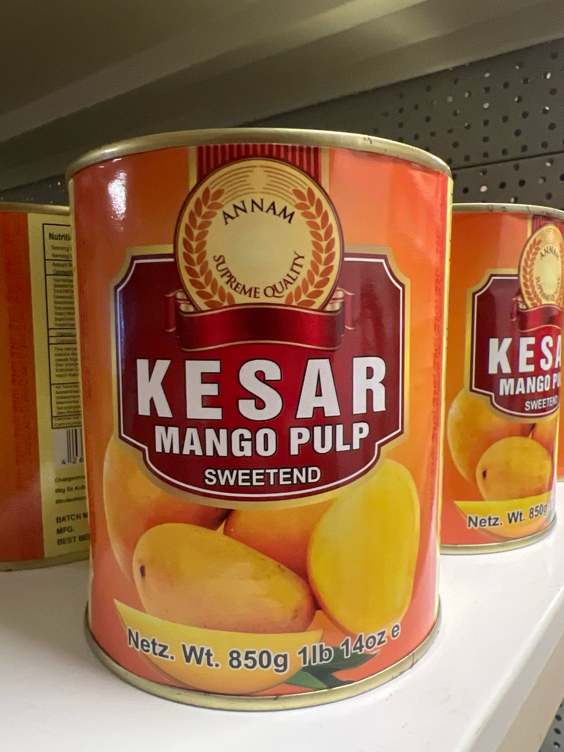 Annam Kesar Mango Pulp 850g