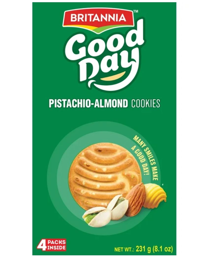 Britania Good Day Pistachio-Almond Cookies 231g