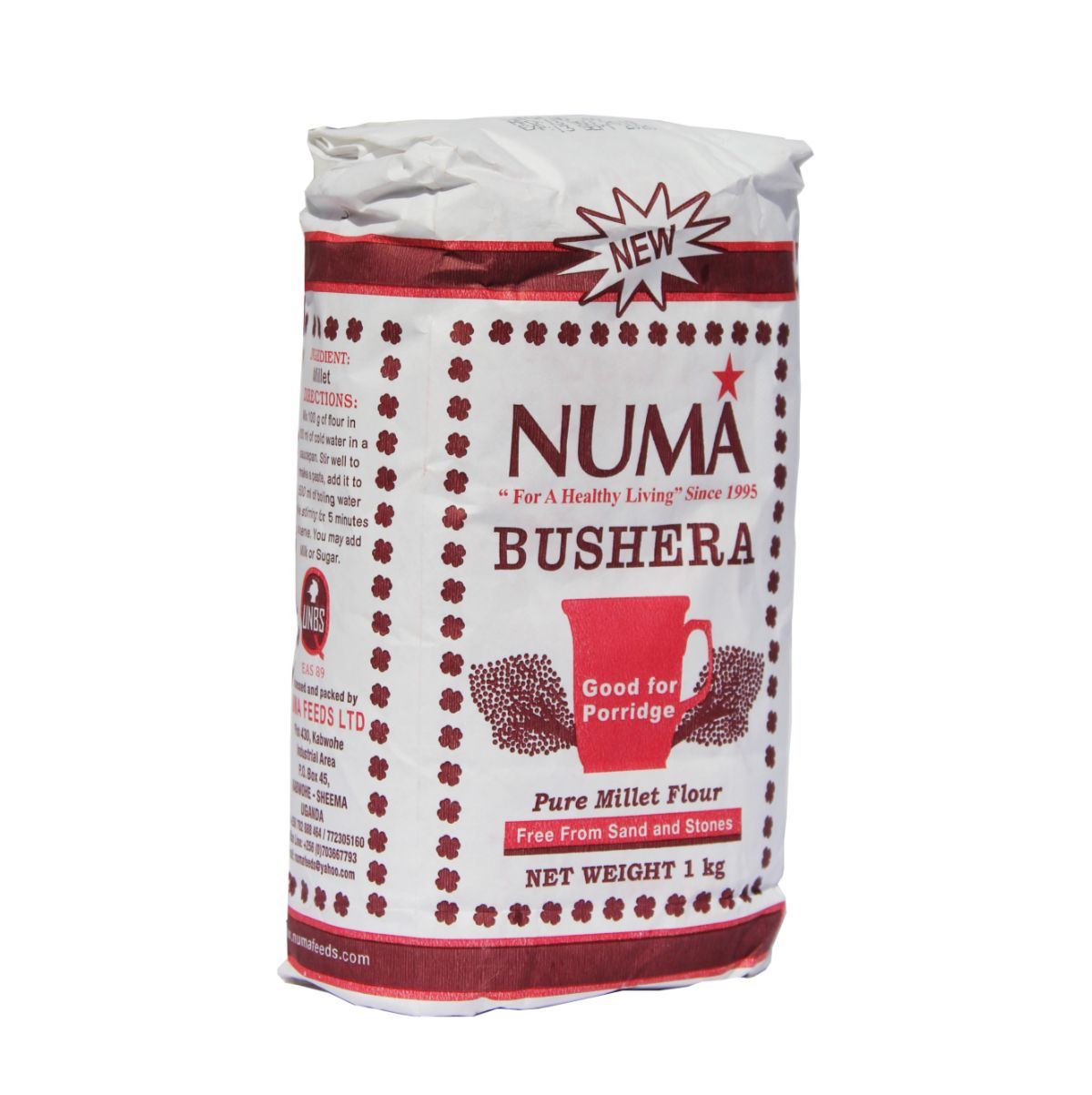 Numa Bushera Pure Millet Flour 1 Kg