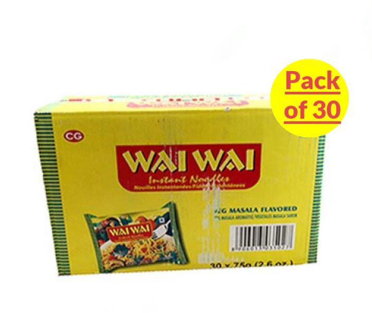 Wai Wai Instant Noodles 30*75gm