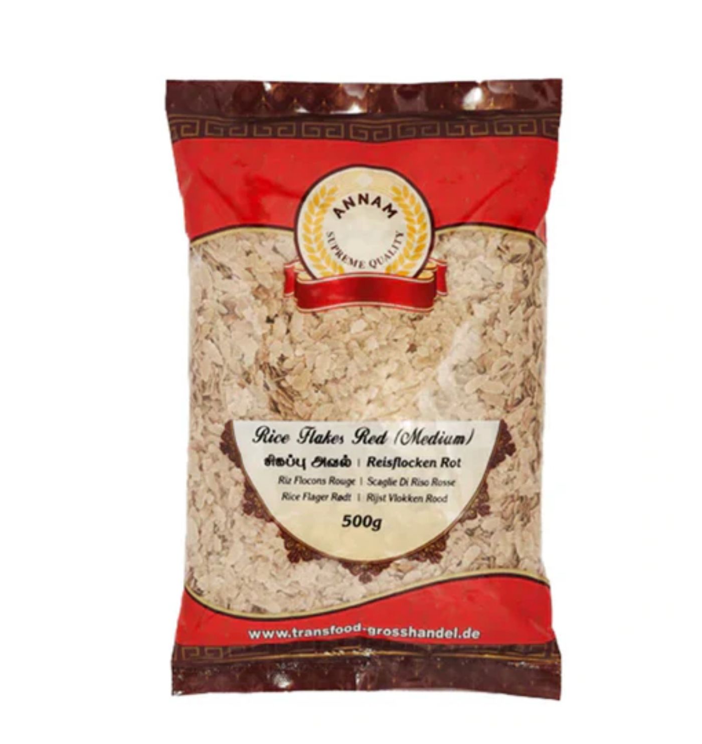 Annam Rice Flakes Red 500g