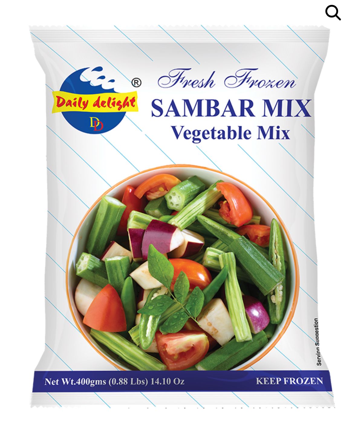 Daily Delight Sambar /veggies Mix 400g