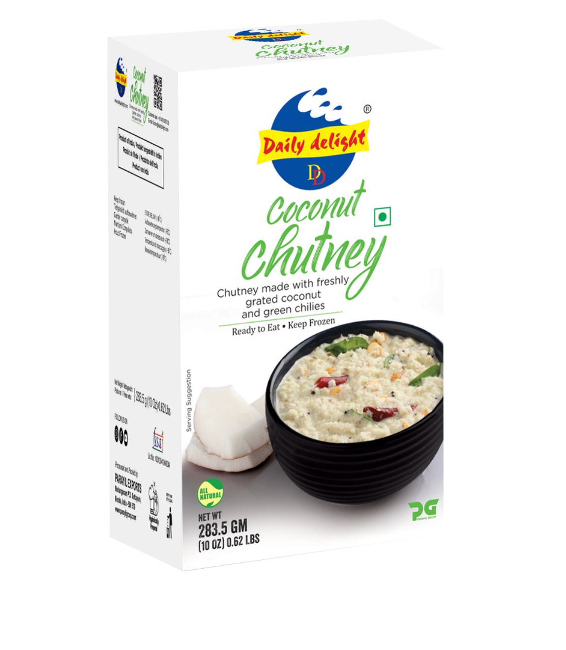 Daily Delight Coconut Chutney 284g