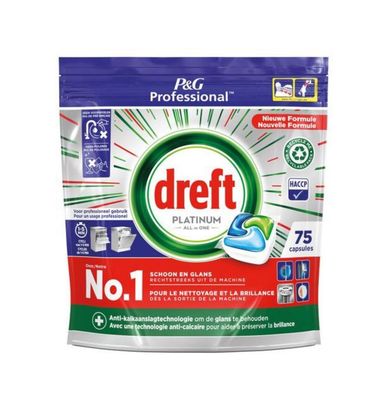 Dreft Platinum All In One 34pcs