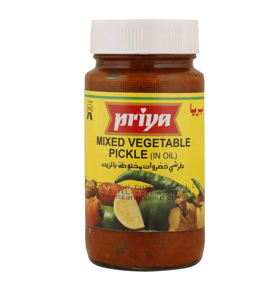 Priya Mixed Vegetable Pickle 300g