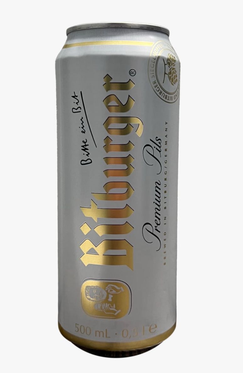 Bitburger Premium Pils Beer 0.5L