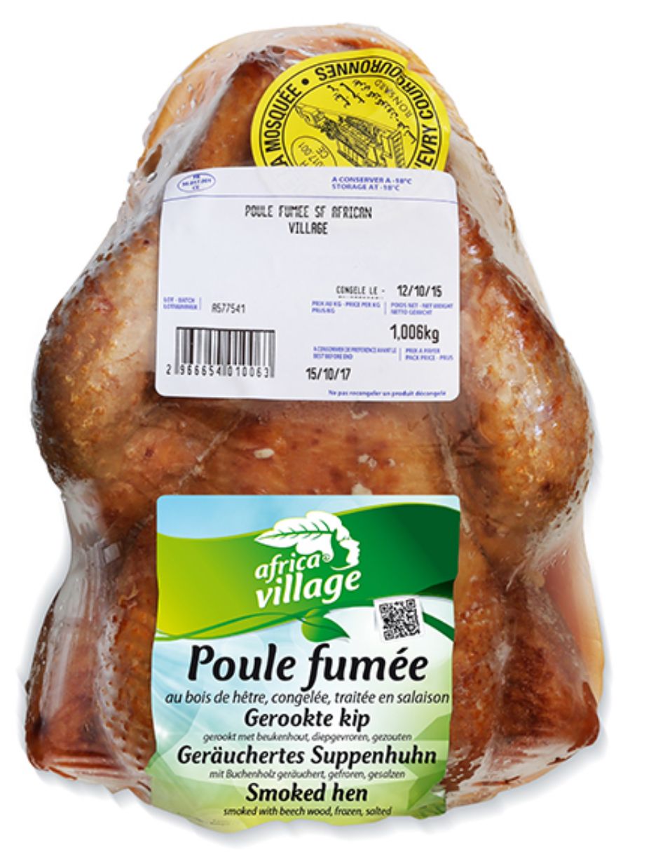 Africa Village Poule Fumée