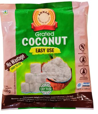 Annam Grated Coconut Easy Use 400g