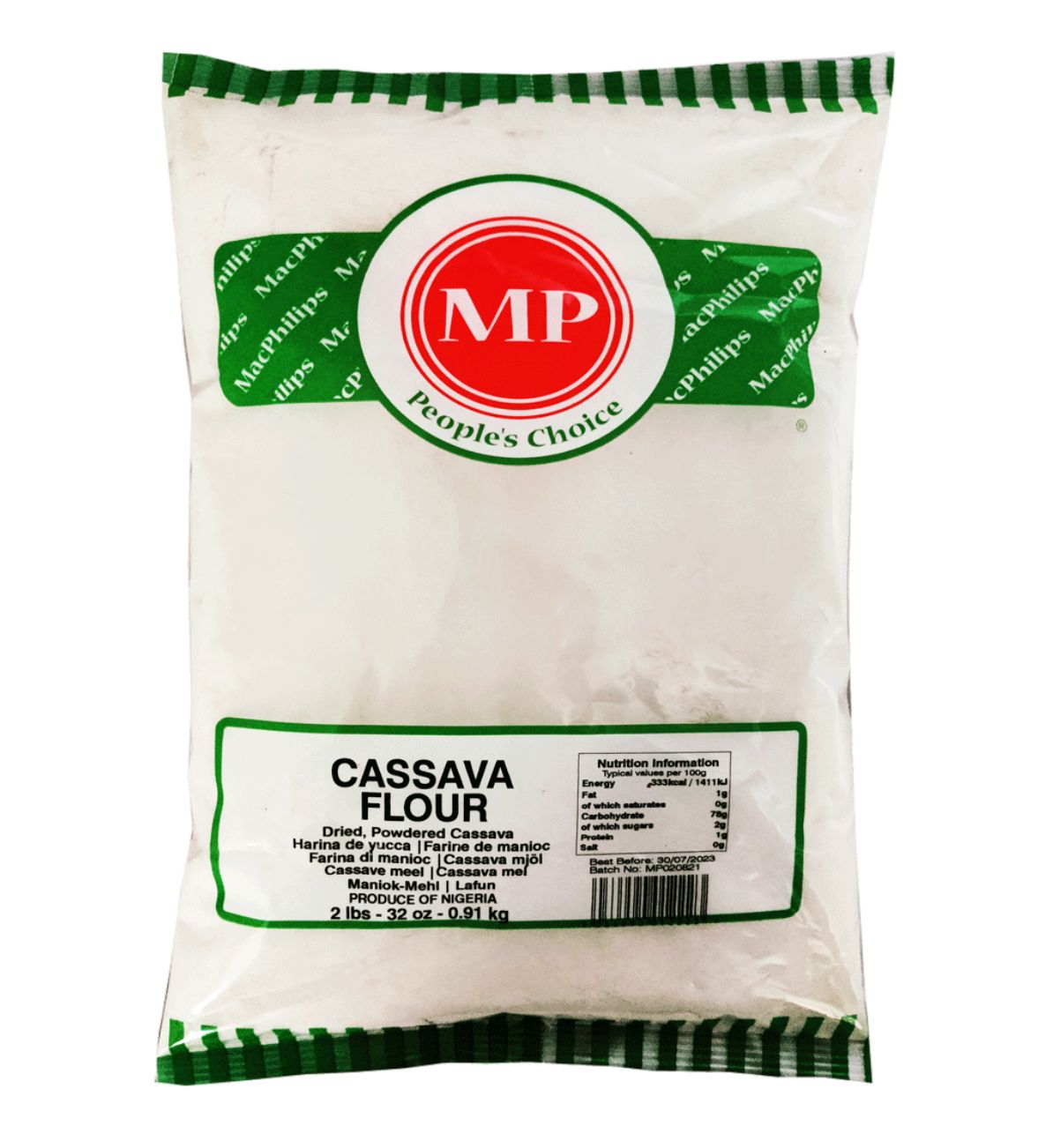 Mp Cassava Flour 0.91kg