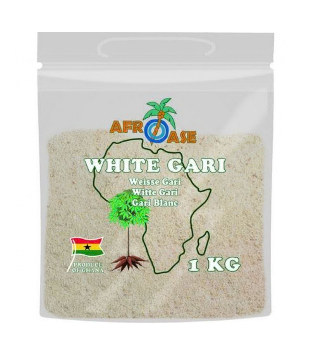 Afroase White Gari 1 Kg